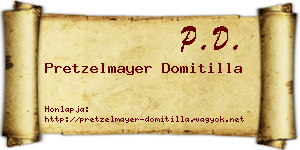 Pretzelmayer Domitilla névjegykártya